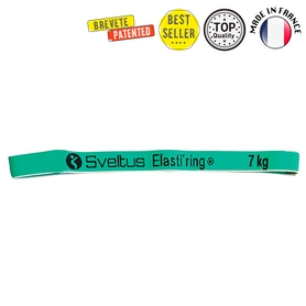 Резинка для фитнеса тканевая Sveltus Elasti'ring зеленая (SLTS-0153), 7 кг