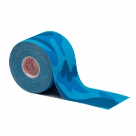 Кинезио тейп в рулоне (Kinesio tape) IVN 5см х 5м, камуфлированный синий (IV-6653KAM-1)