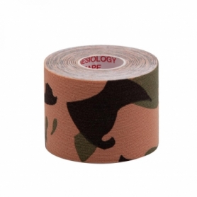 Кинезио тейп в рулоне (Kinesio tape) IVN 5см х 5м, камуфлированный коричневый (IV-6653KAM-3) - Фото №2