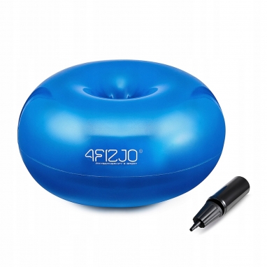 Мяч для фитнеса (арахис) Anti-Burst  4FIZJO Air Ball Donut синий, 50 x 27 см (4FJ0284)