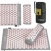 Коврик акупунктурный с валиком (Аппликатор Кузнецова) 4FIZJO Grey/Pink, 72 x 42 см (4FJ0287)