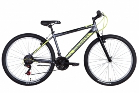Велосипед горный Discovery AMULET Vbr - 27,5", рама - 17", серо-желтый (OPS-DIS-27.5-048)