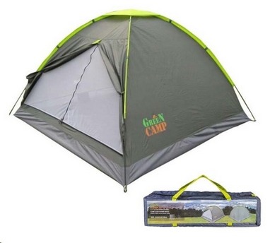 Палатка трехместная GreenCamp 1012 (GC1012)