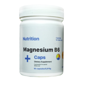 Минерально-витаминный комплекс Магний В6 Magnesium B6 + Caps EntherMeal, 90 капсул (ABPR127)