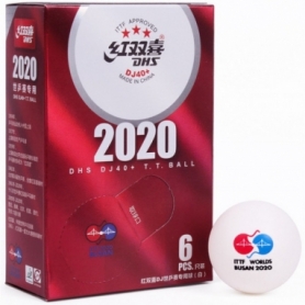 Мячи для настольного тенниса DHS ITTF WTTC Busan 2020 DJ40+ 3* (BDJ40+)