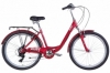 Велосипед городской женский Dorozhnik RUBY AM Vbr St - 26", рама - 17", красный (OPS-D-26-192)