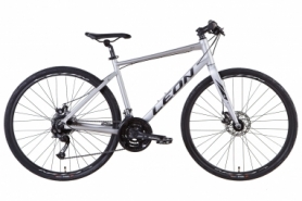 Велосипед туристический (гибрид) Leon HD-80 - 28", рама - 21", серый (OPS-LN-28-017)