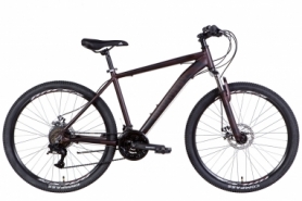 Велосипед горный Discovery BASTION AM DD - 26", рама - 18", коричневый (OPS-DIS-26-519)