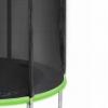 Батут с защитной сеткой и лестницей 4FIZJO Classic Black/Green 8FT, 252 см (4FJ0304) - Фото №9