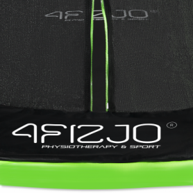 Батут с внутренней сеткой 4FIZJO Pro 8FT Black/Green, 252 см (4FJ0308) - Фото №9