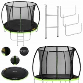 Батут с внутренней сеткой 4FIZJO Pro 10FT Black/Green, 312 см (4FJ0311) - Фото №5