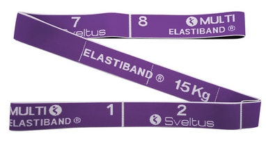 Эспандер для фитнеса универсальный Sveltus Multi Elastiband фиолетовый, 15 кг (SLTS-0133)