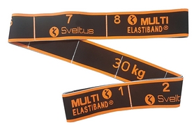 Эспандер для фитнеса универсальный Sveltus Multi Elastiband черный, 30 кг (SLTS-0123)