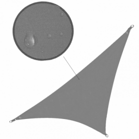 Тент-парус теневой Springos Graphite, 3x3x3 м (SN1049) - Фото №2