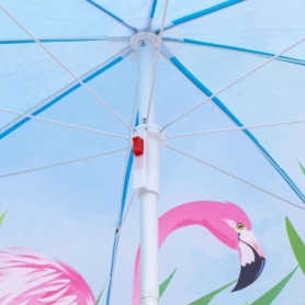 Зонт пляжный с регулируемой высотой и наклоном Springos голубой, 180 см (BU0021) - Фото №3