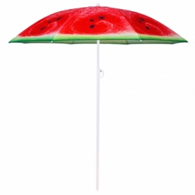 Зонт пляжный с регулируемой высотой и наклоном Springos красный, 180 см (BU0020) - Фото №2