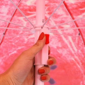 Зонт пляжный с регулируемой высотой и наклоном Springos красный, 180 см (BU0020) - Фото №10