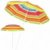 Зонт пляжный с регулировкой высоты Springos цветной, 160 см (BU0017)