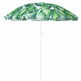 Зонт пляжный с регулировкой высоты Springos зеленый, 160 см (BU0016) - Фото №3