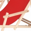 Шезлонг (кресло-лежак) деревянный Springos (DC0003 RED) - Фото №3