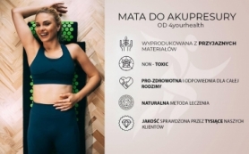 Килимок акупунктурний 4yourhealth Elite Line 1856 з подушкою червоний 70*40см - Фото №5