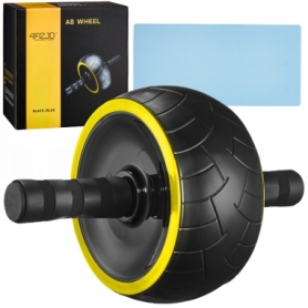 Ролик (гимнастическое колесо) для пресса 4FIZJO Ab Wheel XL желтый (4FJ0329)