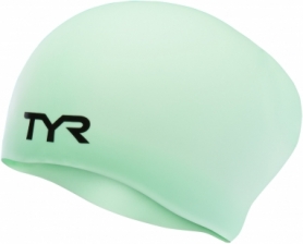 Шапочка для плавання TYR Long Hair Wrinkle Free Silicone Cap, Mint (LCSL-332)