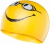 Шапочка для плавання TYR Have A Nice Day Silicone Swim Cap, Yellow (LCSMILEY-720)