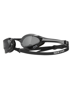 Окуляри для плавання стартові TYR Tracer-X Elite Racing, Smoke/Blacks (LGTRXEL-074)