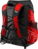Рюкзак спортивний TYR Alliance красно-черный, 45л (LATBP45-640) - Фото №2