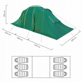 Палатка шестиместная SportVida (SV-WS0023) - Фото №3