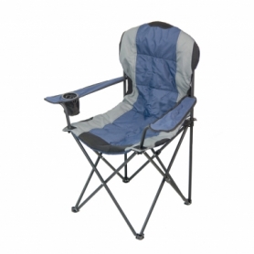 Кресло портативное NeRest Турист NR-34, серый с синим - Фото №5