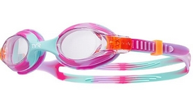 Окуляри для плавання TYR Swimple Tie Dye Kids, Clear/Pink/Mint (LGSWTD-169)