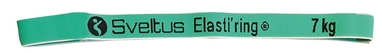 Резинка для фитнеса тканевая Sveltus Elasti'ring зеленая, 7кг, в коробке + QR код (SLTS-0025)
