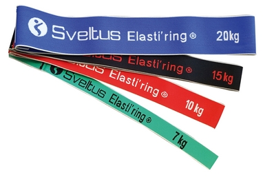 Набор резинок для фитнеса тканевых (4 шт.) Sveltus Elasti'ring в коробке (SLTS-0149)