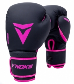 Перчатки боксерские V`Noks Ultima Black Fuxia