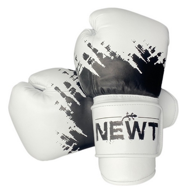 Распродажа*! Перчатки боксерские кожаные Newt Ali белые, 10 oz (NE-BOX-GL-10-W)