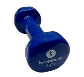 Гантели для фитнеса виниловые Sveltus, 2 шт. по 1 кг (SLTS-1181) - Фото №3