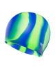 Шапочка для плавання TYR Multi Color Silicone Swim Cap, Green/Blue Multi (LCSM-310)