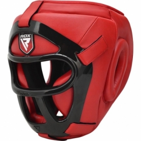 Шлем боксерский с маской RDX Guard Red