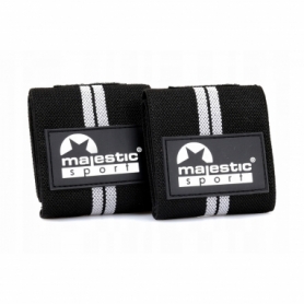 Бинты для жима (кистевые бинты) Majestic Sport Wrist Wraps (M-WS-BG) - Фото №3