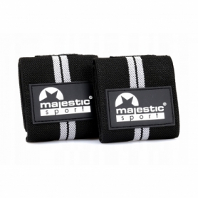 Бинты для жима (кистевые бинты) Majestic Sport Wrist Wraps (M-WS-BG) - Фото №6