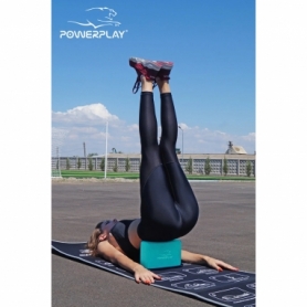Блок для йоги 2 шт. (пара) PowerPlay 4006 Yoga Brick EVA М'ятні - Фото №8