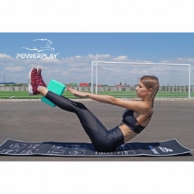Блок для йоги 2 шт. (пара) PowerPlay 4006 Yoga Brick EVA М'ятні - Фото №9