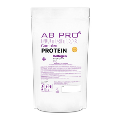Протеїн комплексний Protein Complex + Collagen AB PRO Вишня-смородина, 1 кг (ABPR100133)