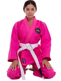 Кимоно для джиу-джитсу Hard Touch розовое, 160 см (JJSL) - Фото №4