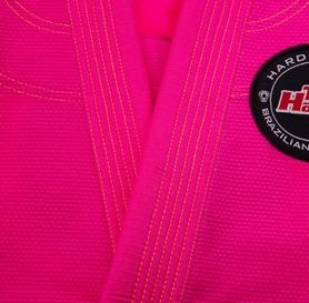 Кимоно для джиу-джитсу Hard Touch розовое, 160 см (JJSL) - Фото №6