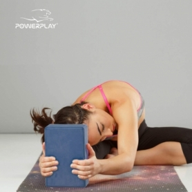 Блок для йоги PowerPlay 4006 Yoga Brick Темно-синій - Фото №3