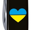 Нож швейцарский Victorinox Climber Ukraine черный, сердце Украины (1.3703.3_T1090u) - Фото №3