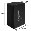 Блок для йоги 2 шт. (пара) PowerPlay 4006 Yoga Brick EVA Чорні - Фото №3